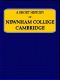 [Gutenberg 53909] • A Short History of Newnham College, Cambridge